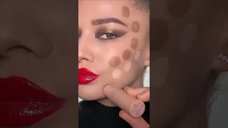 Contour tricks for Beginners ✨🌠youtubeshorts makeuptutorial makeup makeuptips makeupartist [upl. by Shanda]