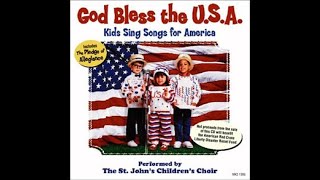 The St John’s Children’s Choir Review God Bless the USA  Kids Sing Songs for America [upl. by Ydorb]