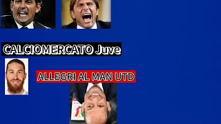 Allegri al man utd reazione di Conte e Inzaghi [upl. by Ilera]