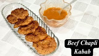 Restaurant Style Peshawari Chapli Kabab Recipe  Beef Chapli Kabab Banane Ka Tarika  World Cuisine [upl. by Thanh762]