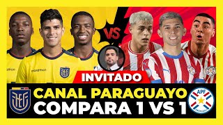 Comparación jugador por jugador Ecuador vs Paraguay  Fecha 9 Eliminatorias Mundial 2026 🇪🇨🇵🇾🏆 [upl. by Cassi]