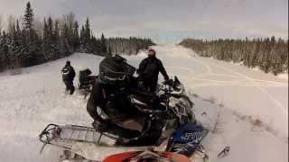 Sledding in Cochrane Ontario [upl. by Inaffets]