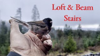 Post And Beam Barn Kit Part 22 Loft Floor and Stairs [upl. by Gaylor596]