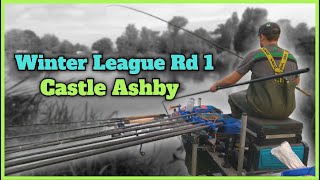 Live Match Fishing  Castle Ashby Winter League  Round 1  Carp on the Method Feeder [upl. by Chan]