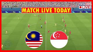 LIVE MALAYSIA VS SINGAPORE  ASEAN CHAMPIONSHIP 2024  WATCH MATCH LIVE TODAY [upl. by Fannie]