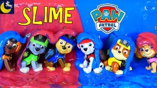 Funny Paw Patrol Toy Stories for Kids Mission Paw Pups Make SLIME putty suprise Chase Marshall Toys [upl. by Ciapha]