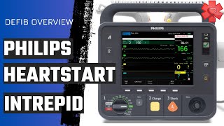 Philips HeartStart Intrepid Operational Check Defibrillation Cardioversion amp TCP [upl. by Sucramat]