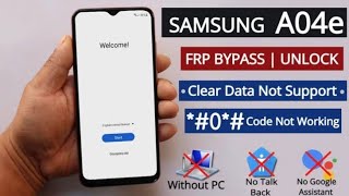 Samsung A04e FRP bypass Latest Update unlock Google account One click Download Mode [upl. by Henrique]