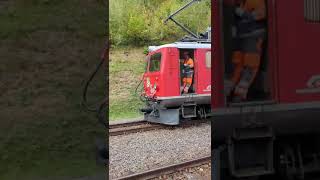 Ge 44 I im Bahnhof Filisur zug train trainspotting [upl. by Akeihsat]