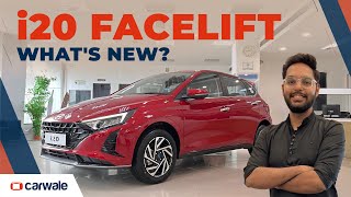 New i20 Facelift 2023  Price Exterior Interior Features Explained  CarWale [upl. by Divadnoj]