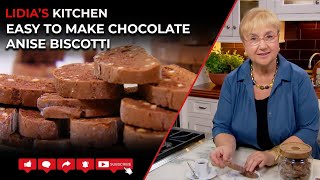 Easy To Make Chocolate Anise Biscotti [upl. by Nathanil]