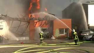 Tankzug explodiert Großbrand in Castro Rauxel [upl. by Yeslaehc]