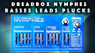 Dreadbox Nymphes 49 Mono Presets Lead Bass Pluck Chord [upl. by Heather392]