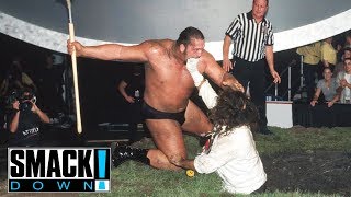 FULL MATCH  Undertaker amp Big Show vs Rock amp Mankind  Buried Alive Match SmackDown Sept 9 1999 [upl. by Cuthburt]