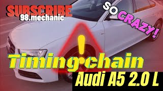 Audi A5 20 timing chain replacementAudiA5 steuer kette wechseln [upl. by Eiznek]