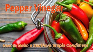 How to make Pepper Vinegar the southern condiment to add to everything ￼ [upl. by Jenda]