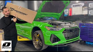 Audi RS6 Unitronic Stage 2 Upgrades Full Install  Dyno Run [upl. by Enyamrahs510]