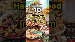 Top 10 Haram food in Islam food viral [upl. by Magdalene23]