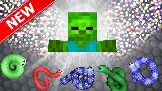 NEW ZOMBIE SNAKE  Slitherio Skins Update  Slitherio Hack ZOMBIE SNAKE Mod [upl. by Dnalyar]