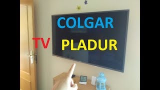 Como colgar television en pared de pladur [upl. by Ynotna633]