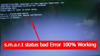 smart status bad backup and replace press f1 to resume asus in Teach Hindi OMG [upl. by Seema]