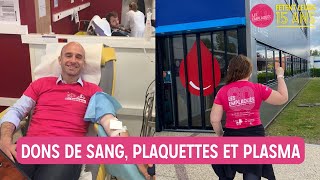 Dons de sang plaquettes et plasma [upl. by Ettesel]