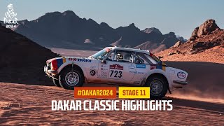 Dakar Classic Highlights  Stage 11  Dakar2024 [upl. by Aihsinyt]