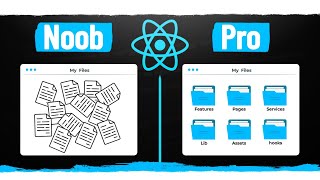 Junior vs Senior React Folder Structure  How To Organize React Projects [upl. by Ax297]