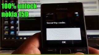 How to remove security code Nokia 150 RM1190 [upl. by Lap905]