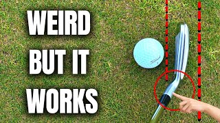 The WEIRD ADJUSTMENT that gets you hitting a DIVOT EVERY TIME with your IRONS [upl. by Thayne]