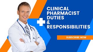 Clinical Pharmacist Duties amp Responsibilities Part 1  Clinical Pharmacy Course [upl. by Airdnat]