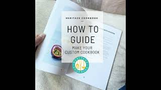 How to make a custom cookbook with HeritageCookbookcom [upl. by Anitnemelc201]