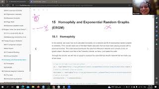 Methods for Network Analysis Homophily and Exponential Random Graphs ERGM mnetanal01 15 [upl. by Cole671]