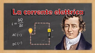 La corrente elettrica generatori di tensione intensità di corrente e verso della corrente [upl. by Giddings]