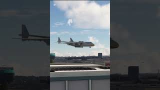 ANTONOV AN 225 MRIYA LANDING AT Liberty Airport shorts [upl. by Anyar529]