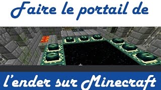 TUTO FR Minecraft  Faire un portail de lender [upl. by Nnek997]