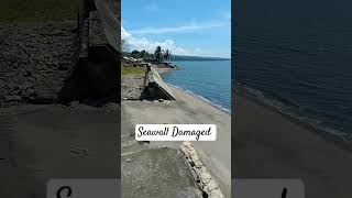 Damaged seawall negros oriental subscribemychannel follow please like and share [upl. by Mapes674]