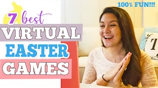 BEST VIRTUAL EASTER GAMES FOR ALL AGES  Easy and Fun Easter Zoom Games to Play  Easter 2021 [upl. by Kappenne735]