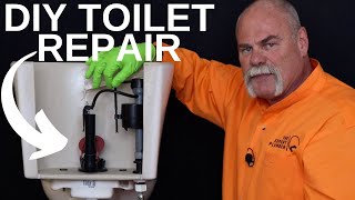 How to Fix A Running Toilet GUARANTEED  DIY Plumbing Repair [upl. by Nariko693]