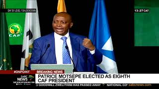 Patrice Motsepe elected as 8th CAF president acceptance speech [upl. by Ayrotal517]