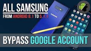 FREE Bypass FRP Google for all Samsung devices by APK Android 81  8  7  6  5 [upl. by Osner]