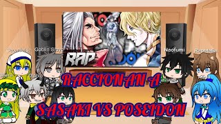 Protas de IsekaiGoblin slayerReaccionan a Shuumatsu no ValkyrieSasaki vs PoseidonGacha life [upl. by Rasecoiluj]