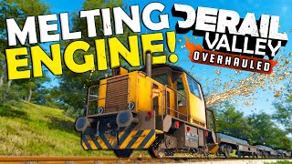 🚂🔥Engine Constantly OVERHEATS🔥  First Look  Derail Valley Gameplay [upl. by Dobb]