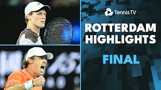 Jannik Sinner vs Alex De Minaur For The Title 🏆  Rotterdam 2024 Final Highlights [upl. by Angelika]