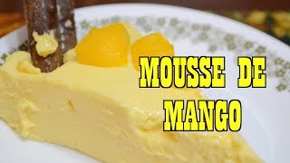 MOUSSE DE MANGO  ¿Cómo hacer mousse de mango RECETA  Cocine con Tuti [upl. by Nahpets298]