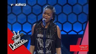 Noeline ‘ Halo ‘ de Beyoncé Audition à l’aveugle The Voice Afrique francophone 2017 [upl. by Franklin]