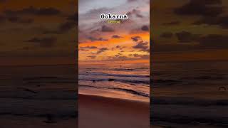 Gokarna sunset gokarna sunset beach beachvibes karnataka sun beachlovers gokarnabeach [upl. by Karil]