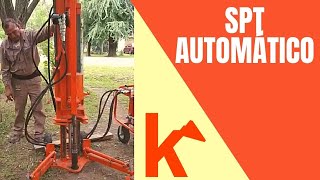 SPT Automático KUARSO® Perforadora para estudio de suelos en Argentina [upl. by Anoiek]