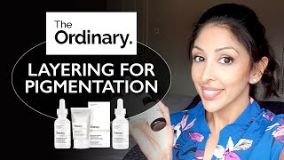 The Ordinary Layering for Hyperpigmentation DOCTOR V Skin of colour [upl. by Bronder]