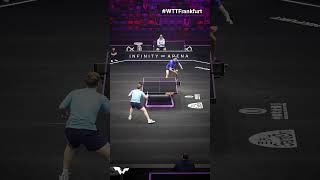 Killer swerve ☄️ WTTFrankfurt TableTennis [upl. by Chatterjee]